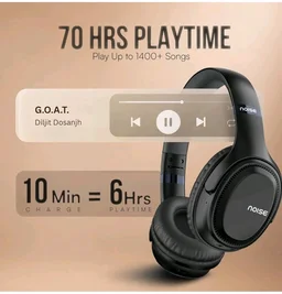 Noise Airwave Max 3 Bluetooth On Ear Headphones with 70H Playtime, 40mm Driver, Low Latency(up to 45ms),Dual Pairing, BT v5.3 (Midnight Blue)