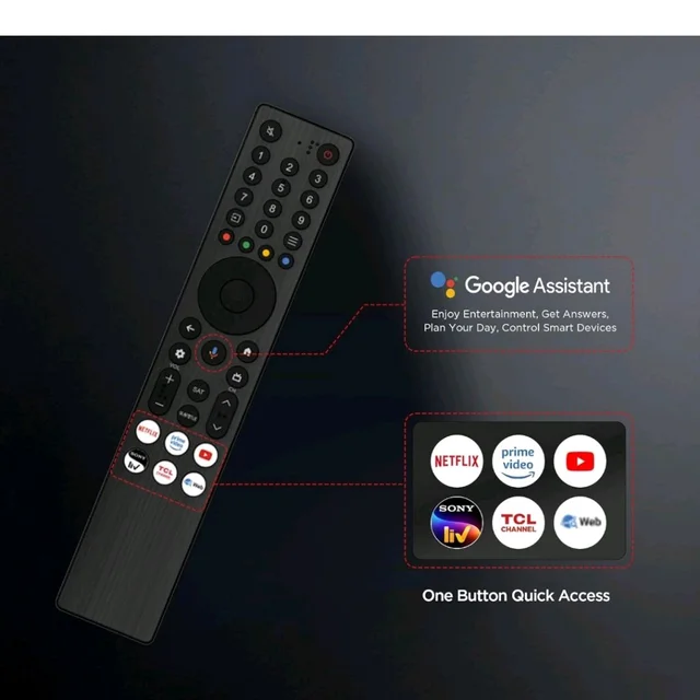Visit the TCL Store
4.0
4.0 out of 5 stars
(2,724)
TCL 101 cms (40 inches) Full HD Smart QLED Google TV | Dolby Audio 24 watts | Ai Clarity | Metallic Bezel-Less | Multiple Viewing Mode | 40V5C
Amazon's Choice