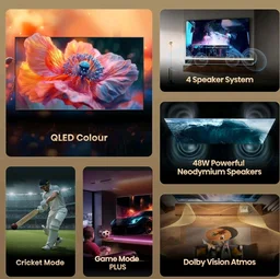 Hisense 108 cm (43 Inches) 4K Ultra HD Smart Hi-QLED TV | 48W Speakers | Dolby Atmos & HDR10+ | Cricket Mode | World Fastest TV OS - VIDAA | 43E75Q (Black)
Amazon's Choice
