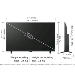 Visit the LG Store
4.2
4.2 out of 5 stars
(18,175)
LG 80 cms (32 inches) LB650 AI Series HD Smart webOS VA LED TV 32LB650BPLA 2026
Amazon's Choice