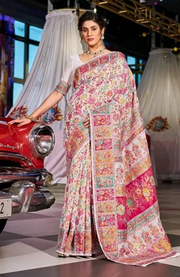 Brand: SWORNOF
4.1 out of 5 stars 673
SWORNOF Women's kanjivaram banarasi silk saree for Patola festival Wedding silk with rich pallu Design sarees for women with blouse piece