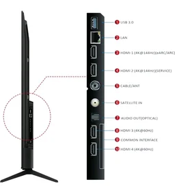 iFFALCON 189 cm (75 Inches) 4K UHD Smart LED Google TV | 144Hz VRR | 3GB RAM | Dolby Vision & Atmos | Game Master | 75U75
50+ bought in past month