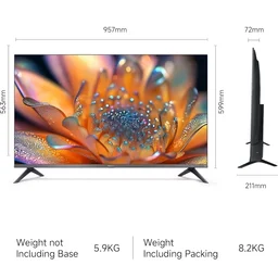 Xiaomi (108 cm) 43 inch FX Pro 4K QLED Smart | HDR10+ | 30W Box Speakers | Filmmaker Mode | Fire TV | L43MB-FPIN