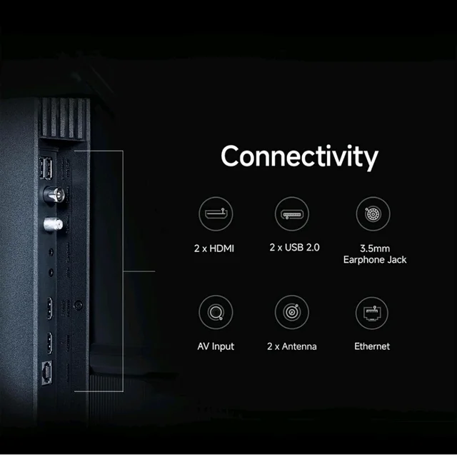 Brand: Xiaomi
4.1
4.1 out of 5 stars
(1,248)
Xiaomi 80 cm (32 inch) F Series HD Ready Smart LED Fire TV L32MB-FIN