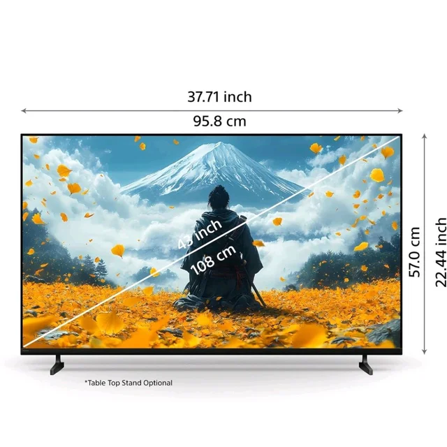Sony 108 cm (43 inches) BRAVIA 2M2 Series 4K Ultra HD Smart LED Google TV K-43S22BM2
100+ bought in past month