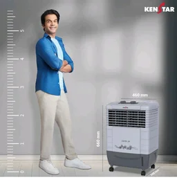 Kenstar LITTLE HC 20 Room/Personal Air Cooler For Home| Honeycomb Pad |High Speed Fan |35 Ft Powerful Air Throw|Inverter compatible |Portable Cooler-Room|1-Yr Product Warranty|Light Grey & Dark Grey