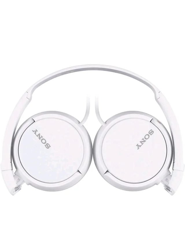 Sony MDR-ZX110A On Ear Stereo Wired Headphones (White), Without Mic