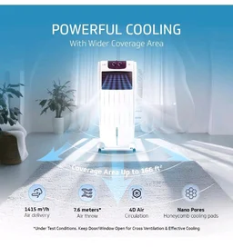 Guard Arido R35 H-N Air Cooler For Room | 35 Litre
7.6 m Air Throw| 2 Year Warranty on Motor & Pump|Concealed Pump Design|Air Delievery-1415 cmh|1 Year Warran