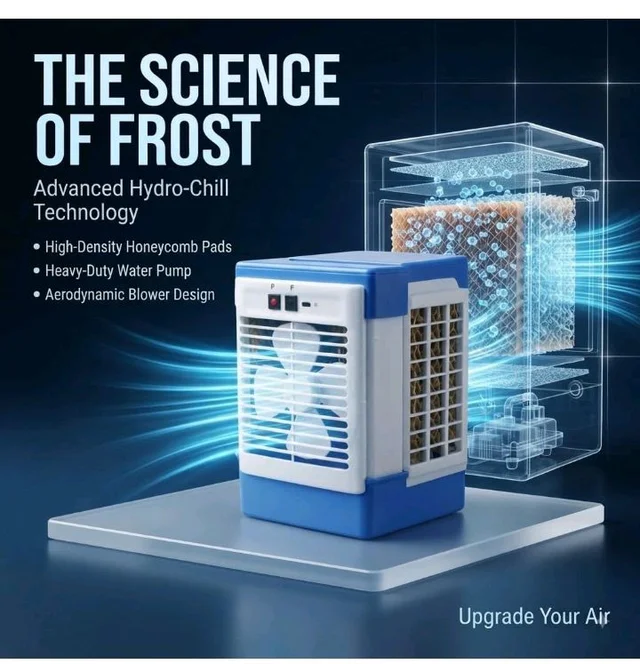 ๐๐ฟ๐๐บ๐๐๐ผ๐ป๐ฒ ๐ญ+๐ญ ๐ช๐ฎ๐ฟ๐ฟ๐ฎ๐ป๐๐ Desert Air Cooler for Home & Office, Powerful Air Cooling with Water Cooling for Bedroom, Living Room & Indoor Use