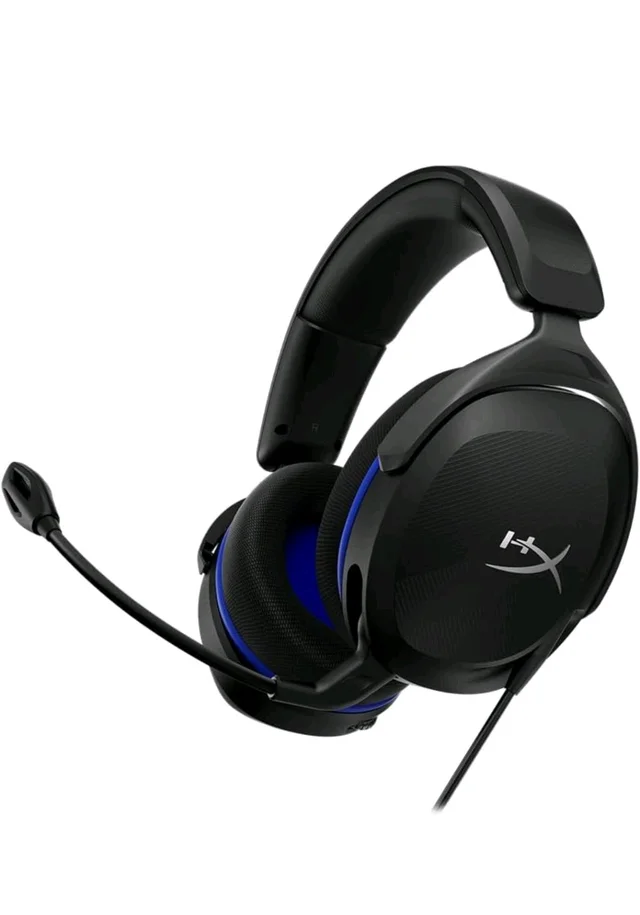 HyperX Cloud Stinger 2 Core - Gaming Headset for PlayStation, Lightweight Over-Ear Headset with mic, Swivel-to-Mute Function, 40mm Drivers - Black - (6H9B6AA)