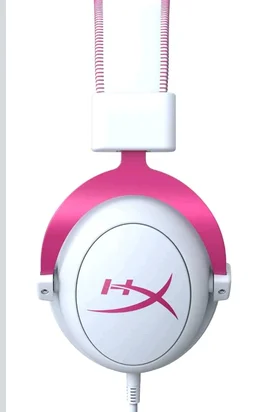 HyperX Cloud Ii-Gaming Headset for Pc,Ps5|Ps4. Includes 7.1 Virtual Surround Sound&USB Audio Control Box-Pink (4P5E0Aa),Over Ear,Wired