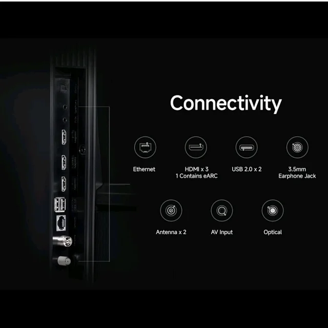 Xiaomi (108 cm) 43 inch X 4K Ultra HD Smart | Dolby Vision | Eye Care Mode | Google TV | L43MB-AIN