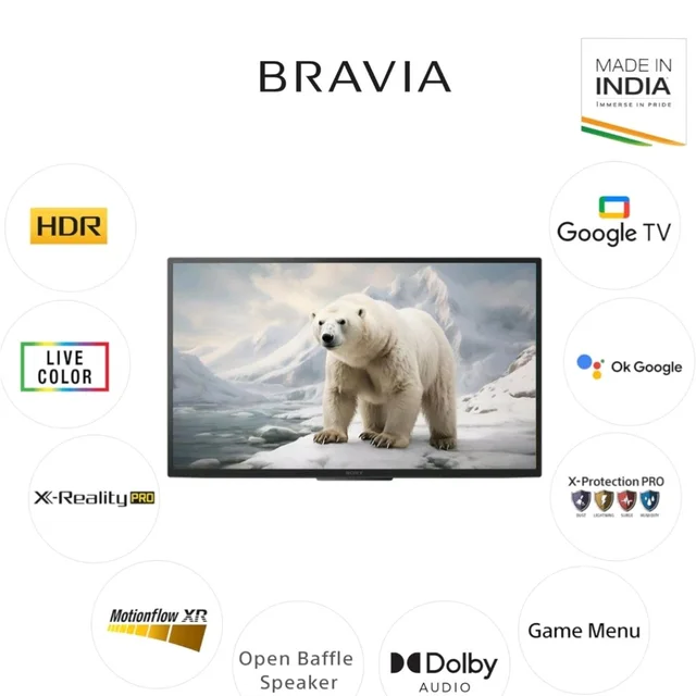 Sony BRAVIA 80 cm (32 inches) HD Ready Smart LED Google TV KD-32W825
