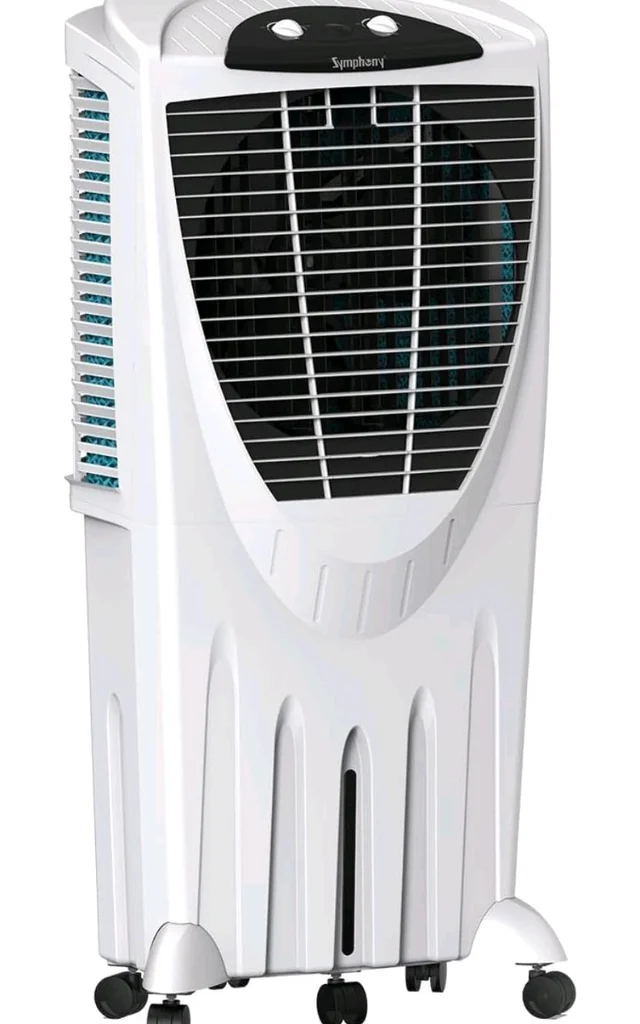 Symphony Winter 100XL Desert Air Cooler | 4-Side Honeycomb Pads | +Air Fan Technology | Cool Flow Dispenser | 105L | 1-Year Warranty