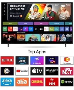 the LG Store
3.9
3.9 out of 5 stars
(5,253)
LG 164 cms (65 inches) NU87 AI Series Nano 4K Ultra HD (3840 x 2160) Smart webOS LED TV 65NU870BPLA 2026