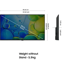 Visit the Samsung Store
Samsung 108 cm (43 inches) FHD Smart LED TV UA43F5600FUXXL