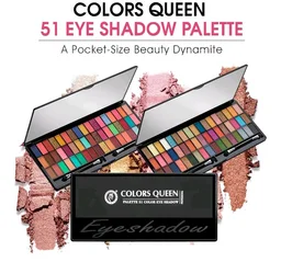 Colors Queen Ultra Pigmented 51 Colors Eyeshadow Palette with Brush | Easy to Blend, Long Wearing Eye Makeup Palette | Eyeshadow Palette with Matte & Shimmery Shades (Multicolor - 01)
50+ bought in past month