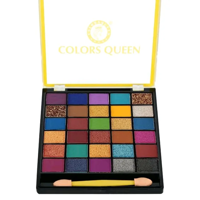 Colors Queen Quick & Easy Eyeshadow Palette with Brush | 30 Multi-Color Eye shadow Palette with Matte, Shimmer & Glitter Shades | Highly Pigmented, Easy to Blend, Long Lasting (Multicolor - 02, 18g)
50+ bought in past month