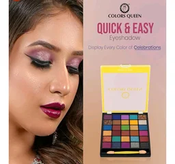 Colors Queen Quick & Easy Eyeshadow Palette with Brush | 30 Multi-Color Eye shadow Palette with Matte, Shimmer & Glitter Shades | Highly Pigmented, Easy to Blend, Long Lasting (Multicolor - 02, 18g)
50+ bought in past month