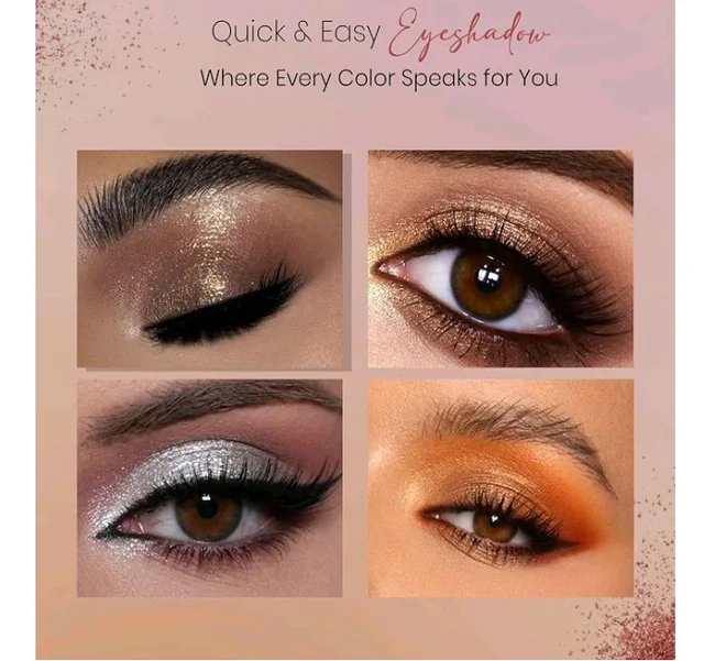 Colors Queen Quick & Easy Eyeshadow Palette with Brush | 30 Multi-Color Eye shadow Palette with Matte, Shimmer & Glitter Shades | Highly Pigmented, Easy to Blend, Long Lasting (Multicolor - 02, 18g)
50+ bought in past month