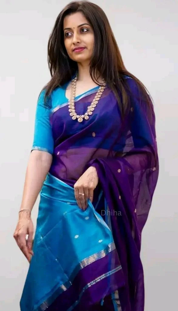 Original Maheswari Cotton Silk Saree for Women | Kanjivaram Pure Silk Cotton Sari with Blouse | Zari Work | Tassels | Handloom Weave