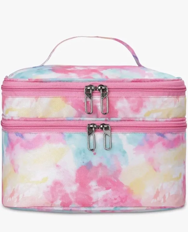 KUKLAR Polyester Waterproof Multifunctional Extra Large Travel Makeup Bag(Pink)
50+ bought in past month