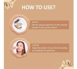 Glam21 BB Powder 2-in-1 Compact Powder Matte Finish & Oil Free | Matte & Shimmer Shades | Instant Weightless Finish Look | Long-lasting | Poreless Soft Skin | 20gm, Natural-02