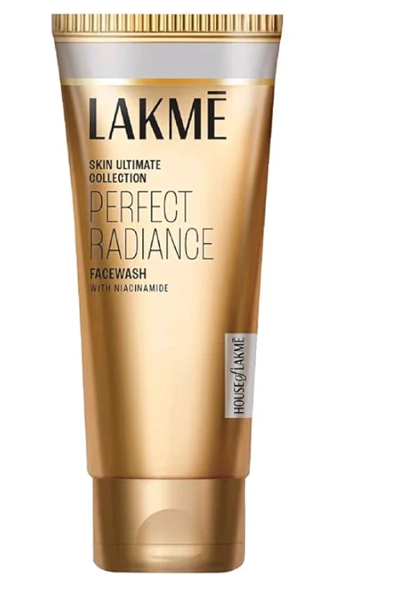 Lakme Perfect Radiance Brightening Facewash with 98% Pure Niacinamide Complex | For Glowing Skin with Glycerin | Known to Reduce Pigmentation | 100gm