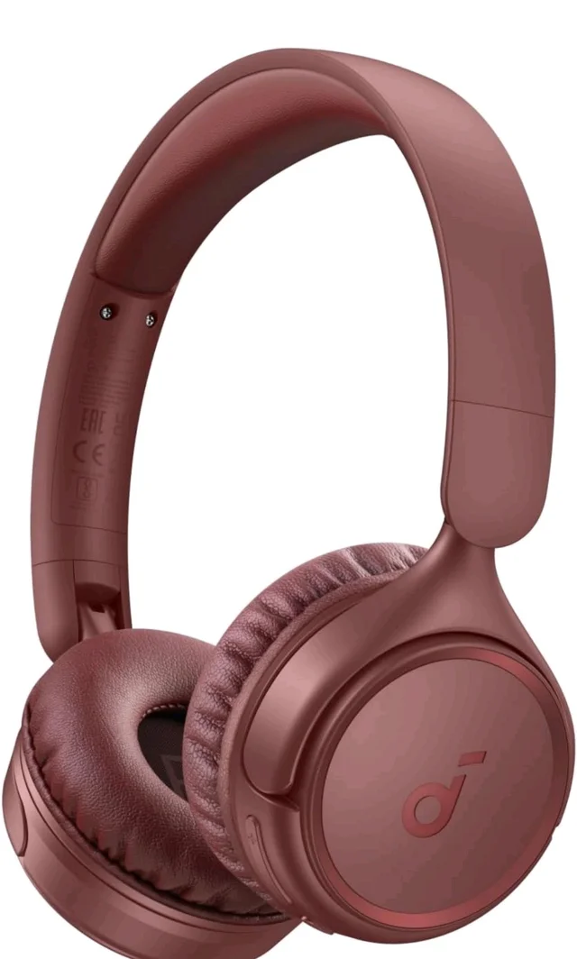 soundcore H30i by Anker, Over Ear Headphones Bluetooth Wireless
Noise Cancelling Headphones, Foldable, Pure Bass, 70H Playtime, Bluetooth 5.3, Lightweight, App Connectivity(Red)