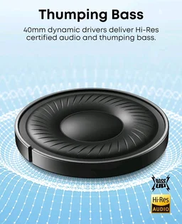 Soundcore by Anker Q20i Headphones with Protective Case, Taupe, Bundle
Over-Ear, Bluetooth, 40H ANC Playtime, Hi-Res Audio, Big Bass, Transparency Mode, Customize via App, Travel, Home, Office