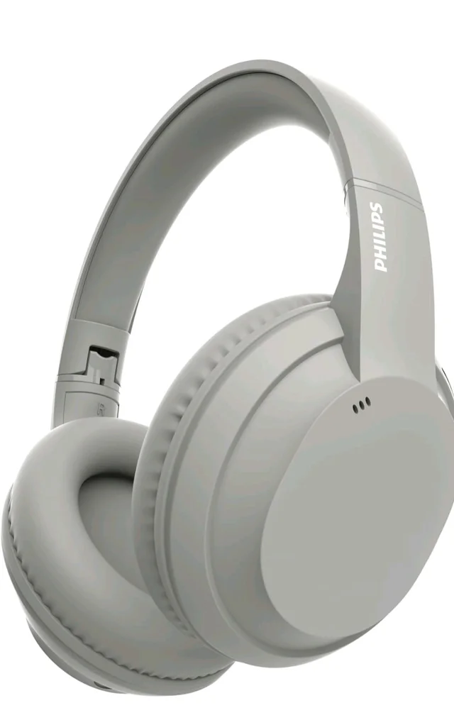 PHILIPS TAH4050 Wireless Bluetooth Headphones with Mic, 40mm Dynamic Drivers, Bluetooth 6.0, Up to 30H Playtime, Dual Device Pairing, USB-C Fast Charging, AUX Support, Over-Ear Headset, Silk Beige