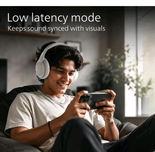 PHILIPS TAH4050 Wireless Bluetooth Headphones with Mic, 40mm Dynamic Drivers, Bluetooth 6.0, Up to 30H Playtime, Dual Device Pairing, USB-C Fast Charging, AUX Support, Over-Ear Headset, Silk Beige