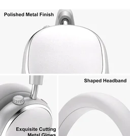 Srhythm NiceComfort 95 Hybrid Noise Cancelling Headphones Wireless
Bluetooth with Transparency,ENC,HD Sound,Slim Headphones Lightweight
