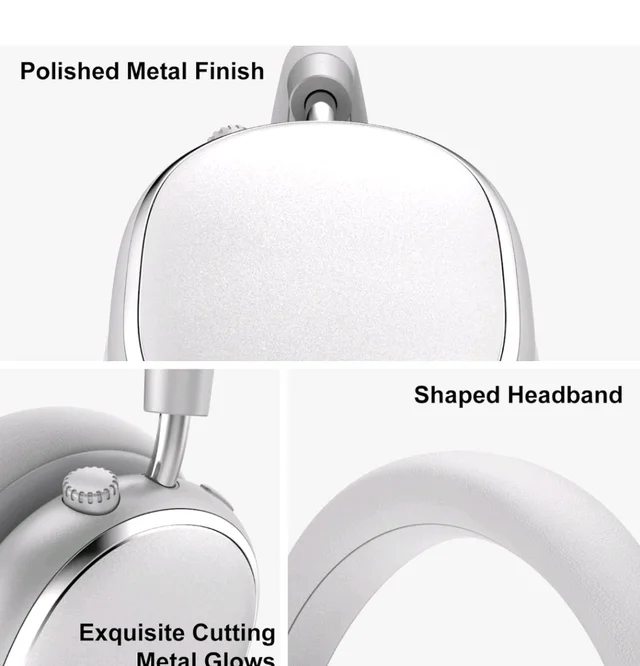 Srhythm NiceComfort 95 Hybrid Noise Cancelling Headphones Wireless
Bluetooth with Transparency,ENC,HD Sound,Slim Headphones Lightweight