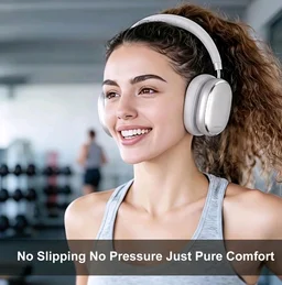 Srhythm NiceComfort 95 Hybrid Noise Cancelling Headphones Wireless
Bluetooth with Transparency,ENC,HD Sound,Slim Headphones Lightweight