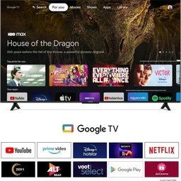 Visit the store, iFFALCON
iFFALCON
Visit the store
1.0
1.0 out of 5 stars
(1)
iFFALCON 189 cm (75 Inches) 4K UHD Smart LED Google TV | 144Hz VRR | 3GB RAM | Dolby Vision & Atmos | Game Master | 75U75