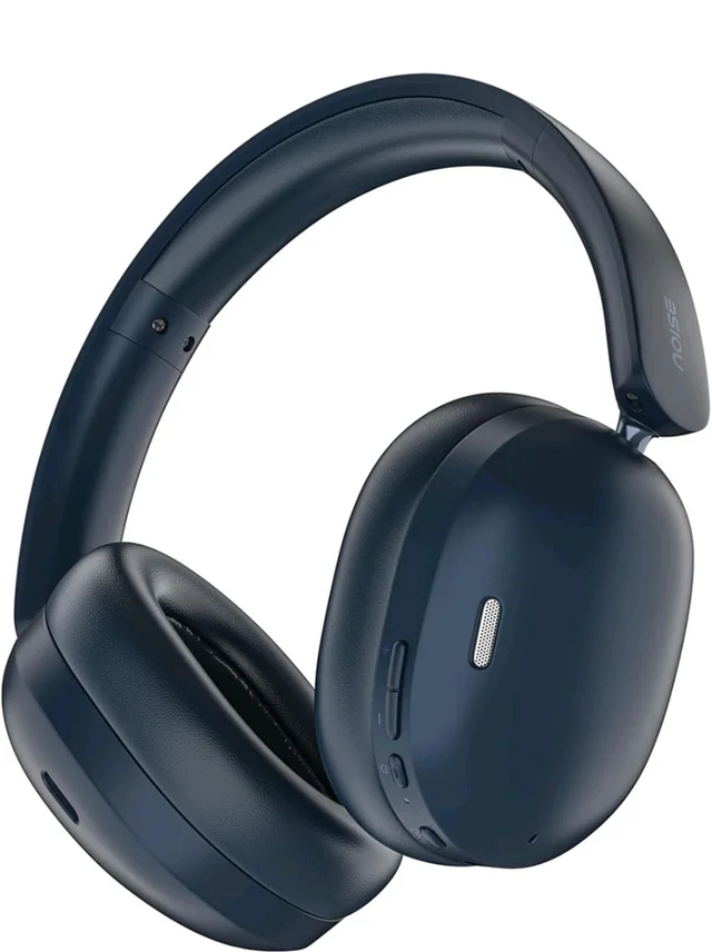 Noise Newly Launched Airwave Max XR Wireless Over-Ear Headphones with 120H Playtime, ANC, HFA Tech, Spatial Audio, Dual Pairing,BT V6.0(Cobalt Blue)