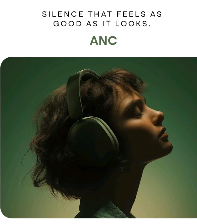 Noise Newly Launched Airwave Max XR Wireless Over-Ear Headphones with 120H Playtime, ANC, HFA Tech, Spatial Audio, Dual Pairing,BT V6.0(Cobalt Blue)