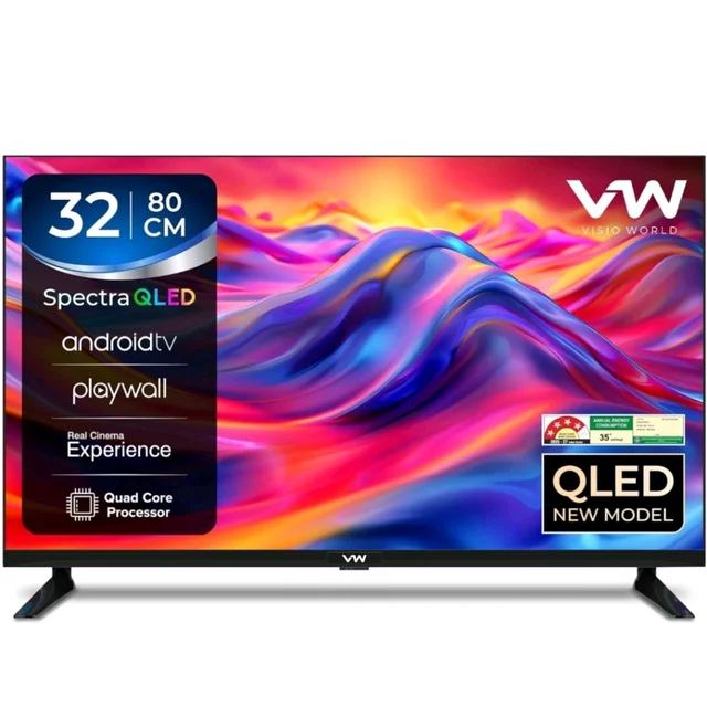 Visit the Visio World Store
3.9
3.9 out of 5 stars
(16,543)
VW 80 cm (32 inches) Spectra Series HD Ready Smart QLED Android TV VW32AQ3
#1 Best Seller
in Smart Televisions