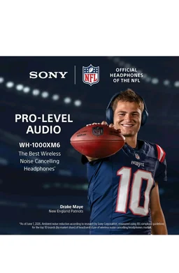 Sony WH-1000XM6 The Best Wireless Noise Canceling Headphones, HD NC Processor QN3, 12 Microphones, Adaptive NC Optimizer, Mastered by Engineers, Studio-Quality- Midnight Blue