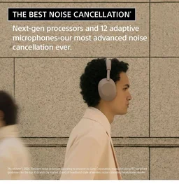Sony WH-1000XM6 The Best Wireless Noise Canceling Headphones, HD NC Processor QN3, 12 Microphones, Adaptive NC Optimizer, Mastered by Engineers, Studio-Quality- Midnight Blue