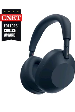 Sony WH-1000XM6 The Best Wireless Noise Canceling Headphones, HD NC Processor QN3, 12 Microphones, Adaptive NC Optimizer, Mastered by Engineers, Studio-Quality- Midnight Blue