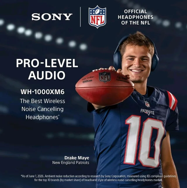 Sony WH-1000XM6 The Best Wireless Noise Canceling Headphones, HD NC Processor QN3, 12 Microphones, Adaptive NC Optimizer, Mastered by Engineers, Studio-Quality-Platinum Silver
