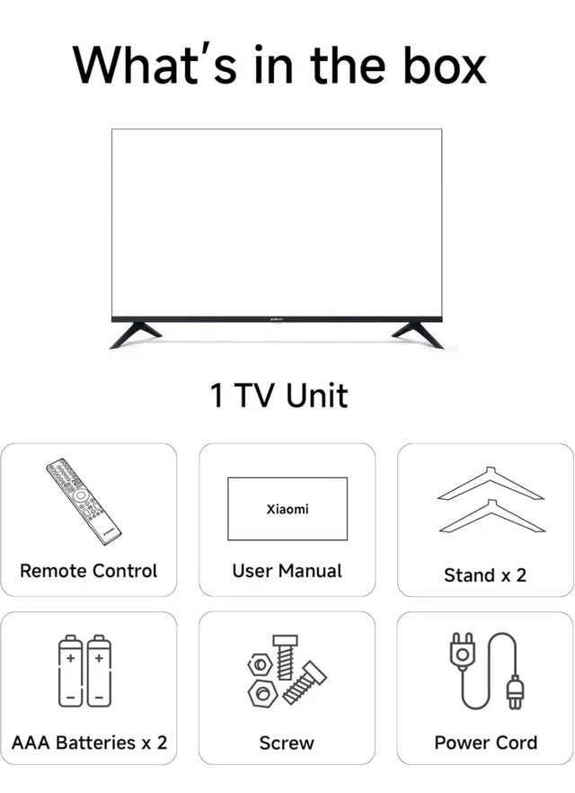 Xiaomi (108 cm) 43 inch X 4K Ultra HD Smart | Dolby Vision | Eye Care Mode | Google TV | L43MB-AIN