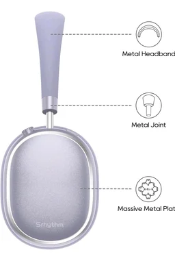 Srhythm NiceComfort 95 Adaptive Noise Cancelling Headphones Wireless
Bluetooth with Spatial Audio,Transparency,ENC,HD Sound,Low Latency for Gaming,Slim Headphones Lightweight