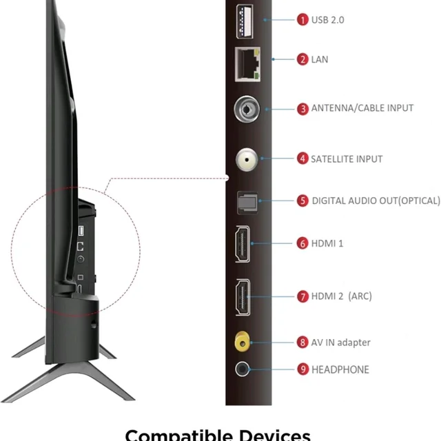 Visit the TCL Store
4.1
4.1 out of 5 stars
(416)
TCL 80 cms (32 inches) HD Ready Smart QLED Google TV | Dolby Audio | HDR 10 | Metallic Bezel-Less | Multiple Viewing Mode | 32V4C
100+ bought in past month