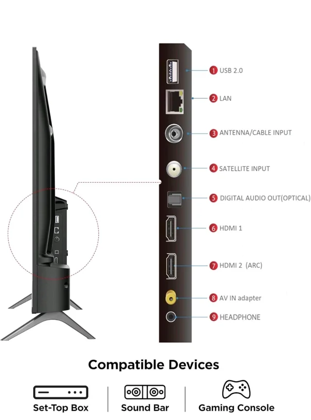 Visit the TCL Store
4.1
4.1 out of 5 stars
(416)
TCL 80 cms (32 inches) HD Ready Smart QLED Google TV | Dolby Audio | HDR 10 | Metallic Bezel-Less | Multiple Viewing Mode | 32V4C
100+ bought in past month