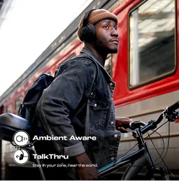 JBL Tune 770NC Wireless Over Ear Headphones with Adaptive Noise Cancellation, Upto 70H Battery, Smart Ambient, Speed Charge, Customized EQ, Google Fast Pair, Multipoint Connect, BT 5.3 - Black
