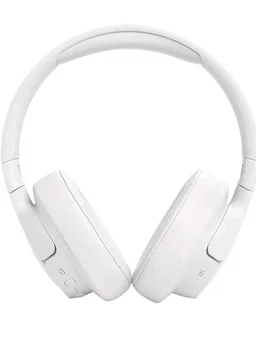JBL Tune 770NC Wireless Over Ear Headphones with Adaptive Noise Cancellation, Upto 70H Battery, Smart Ambient, Speed Charge, Customized EQ, Google Fast Pair, Multipoint Connect, BT 5.3 - White