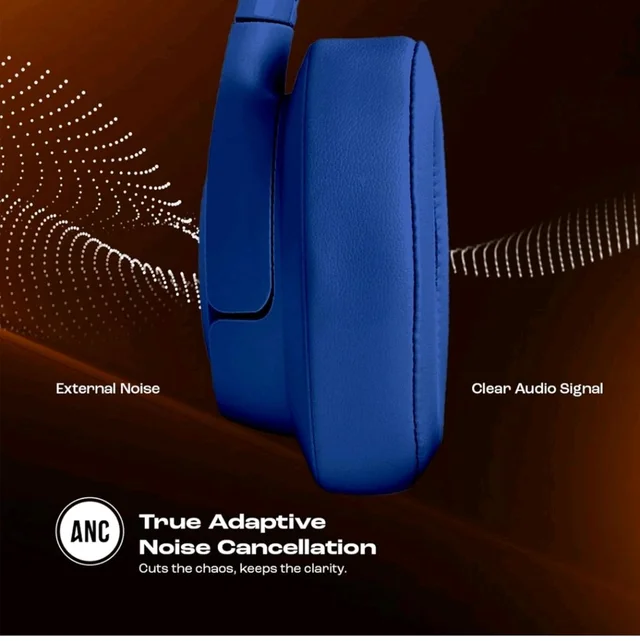 JBL Tune 770NC Wireless Over Ear Headphones with Adaptive Noise Cancellation, Upto 70H Battery, Smart Ambient, Speed Charge, Customized EQ, Google Fast Pair, Multipoint Connect, BT 5.3 - Blue